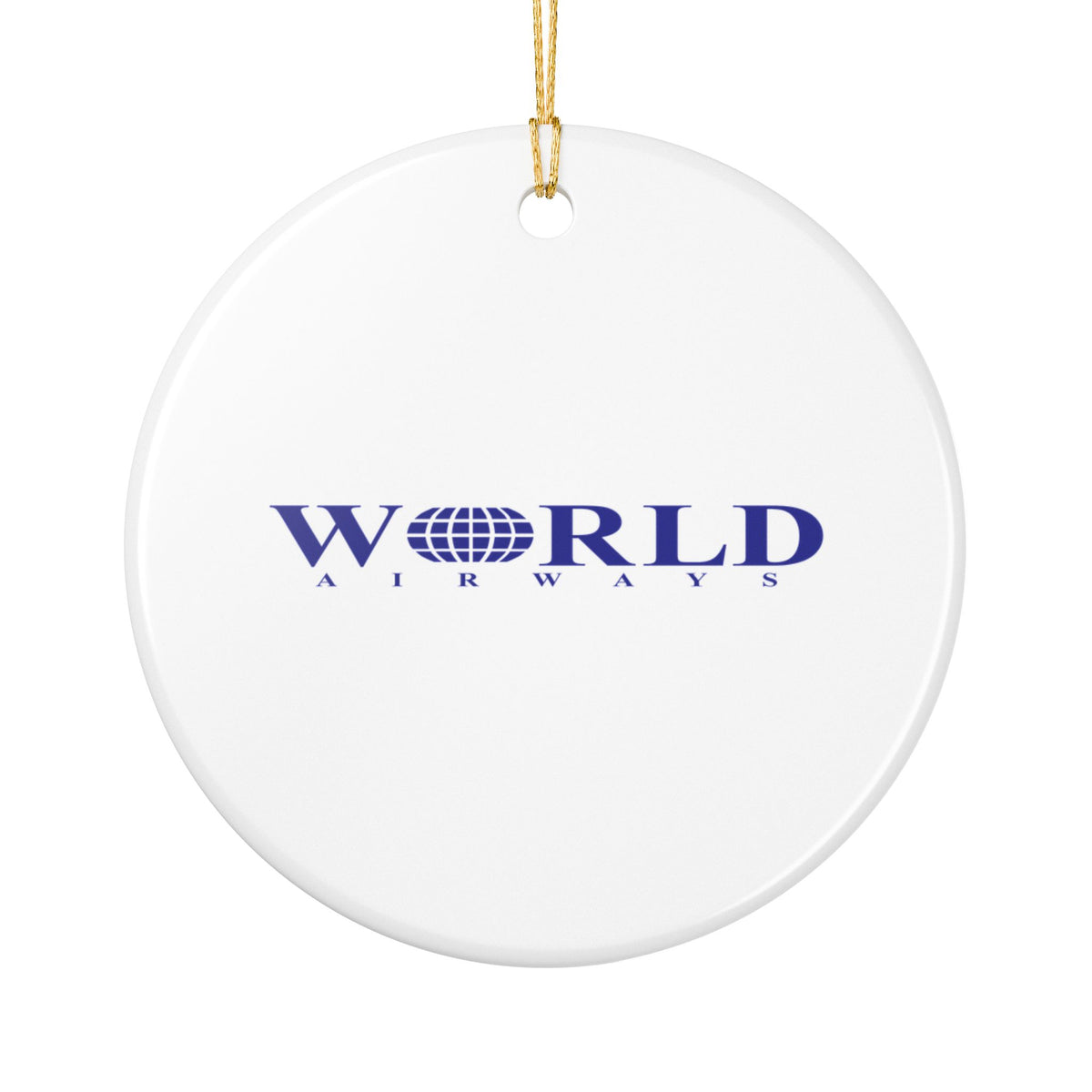 World Airways Ceramic Ornament