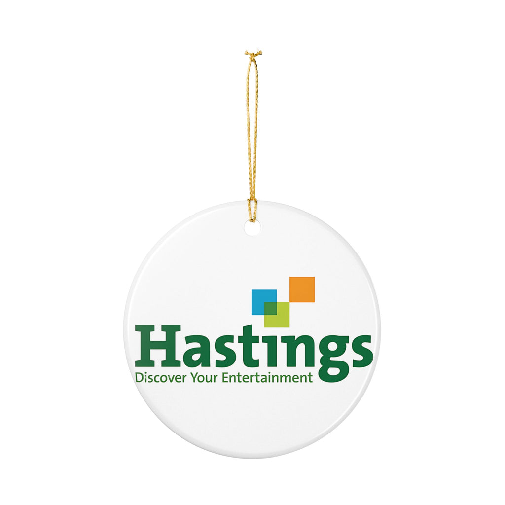 Hastings Entertainment Ceramic Ornament