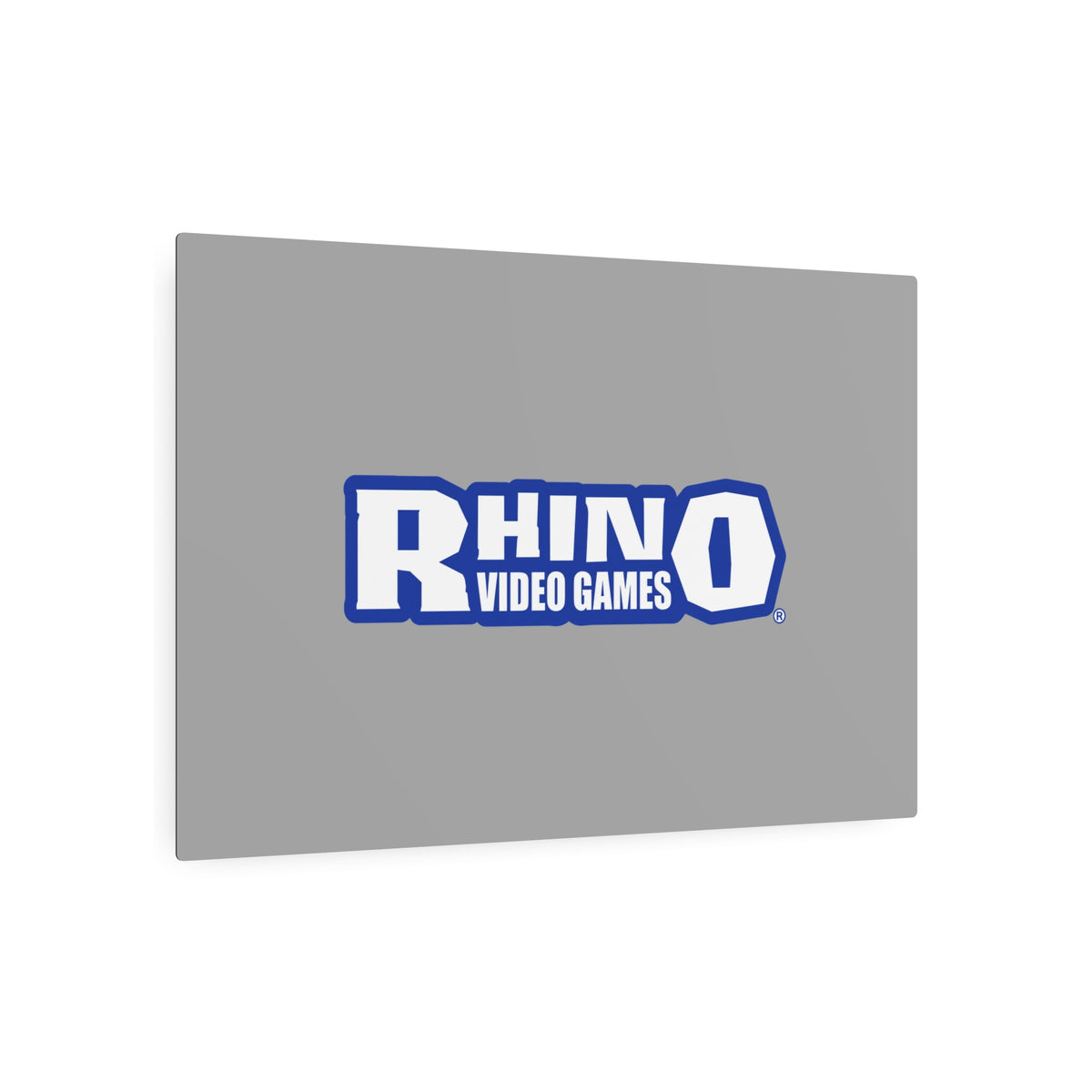 Rhino Video Games Metal Sign