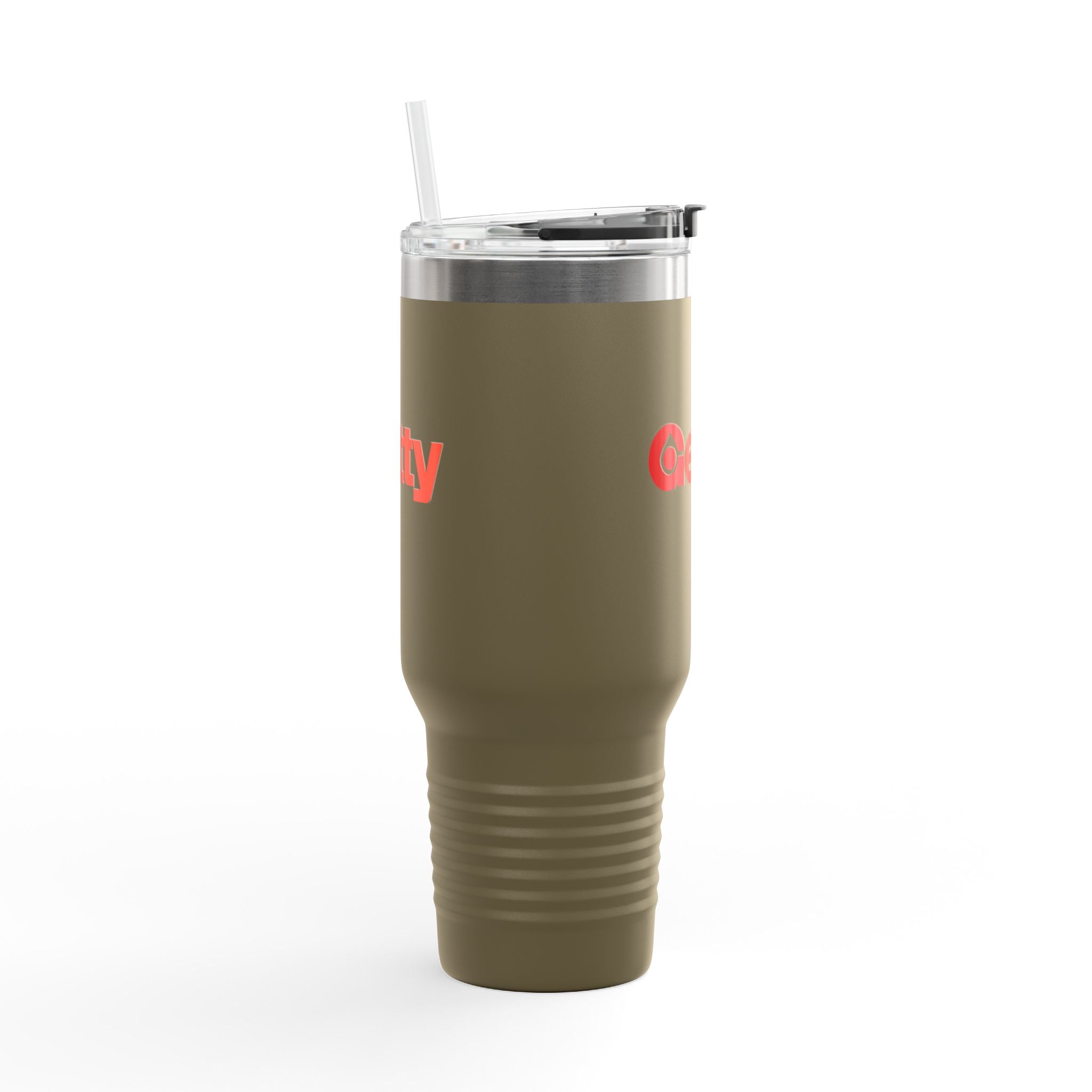 Getty Oil 40oz Insulated Travel Mug Stainless Tumbler