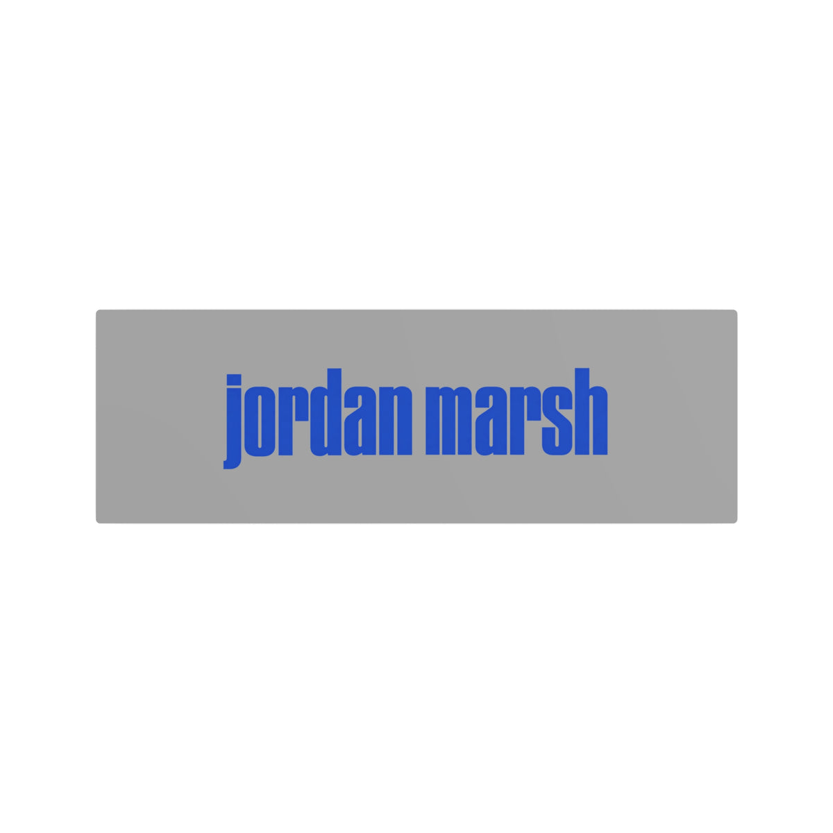 Jordan Marsh Metal Sign