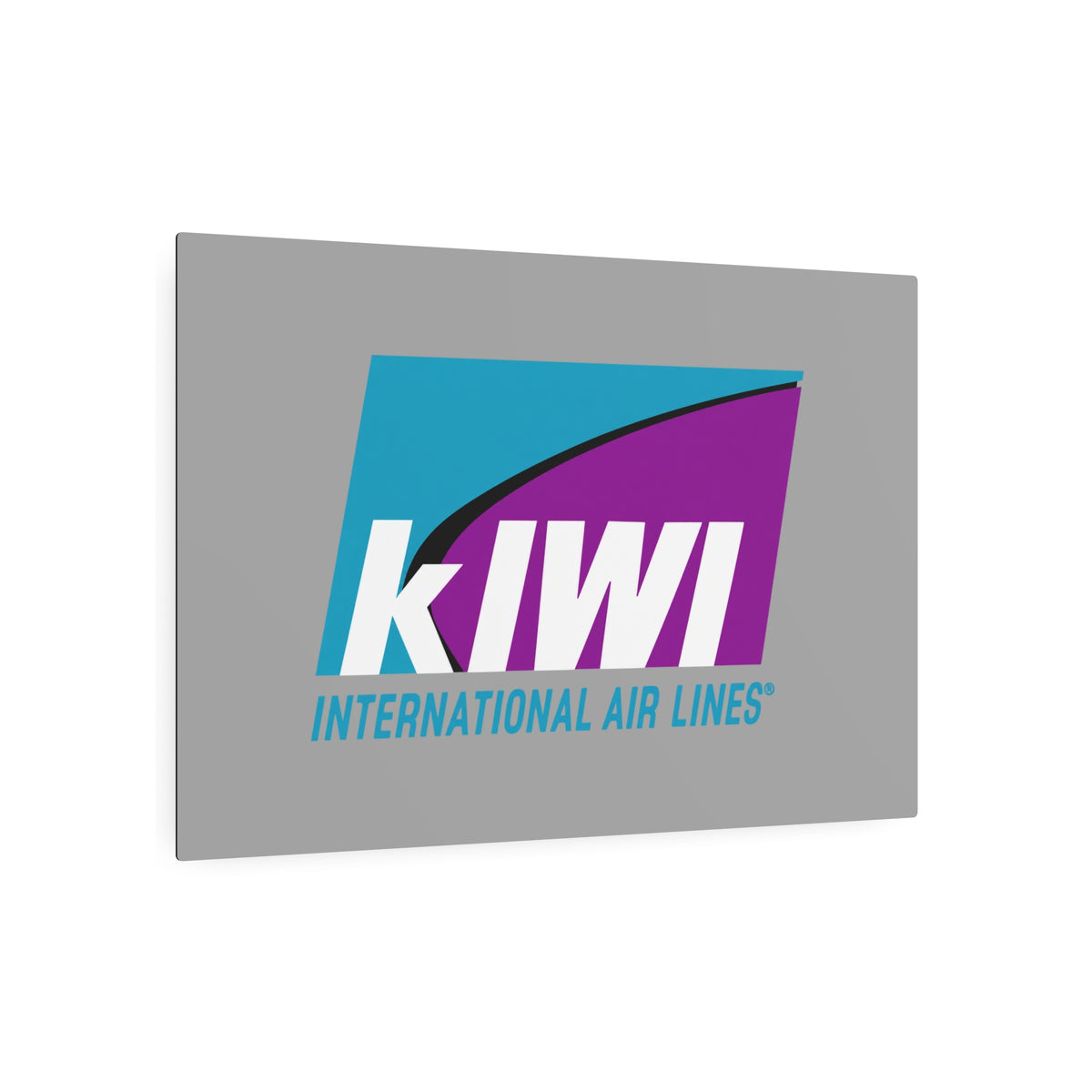 Kiwi International Air Lines Metal Sign