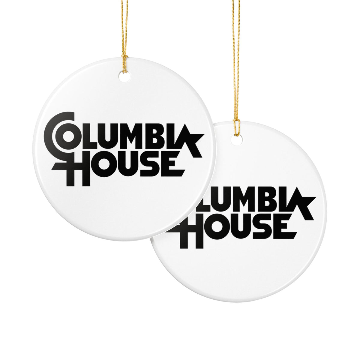 Columbia House Ceramic Ornament