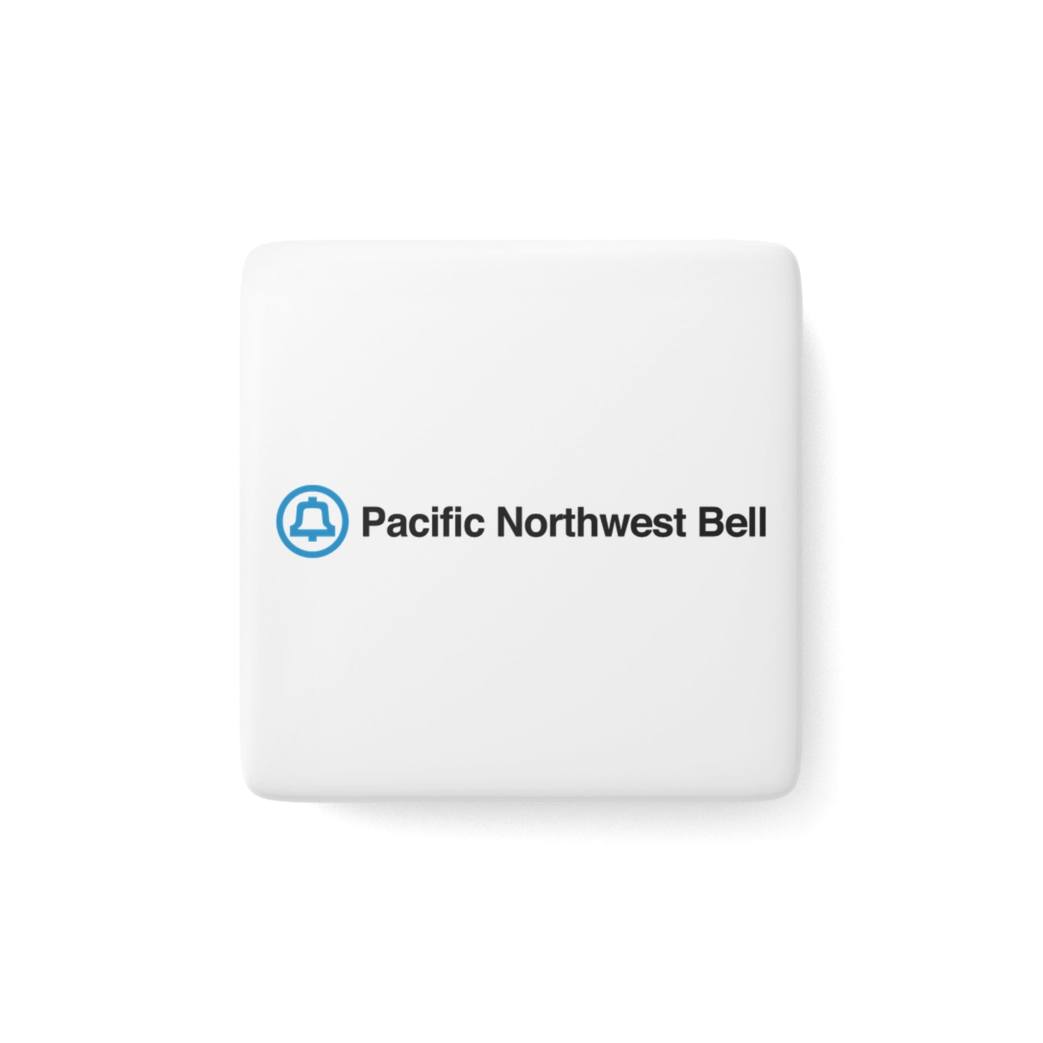 Pacific Northwest Bell Square Porcelain Fridge Magnet