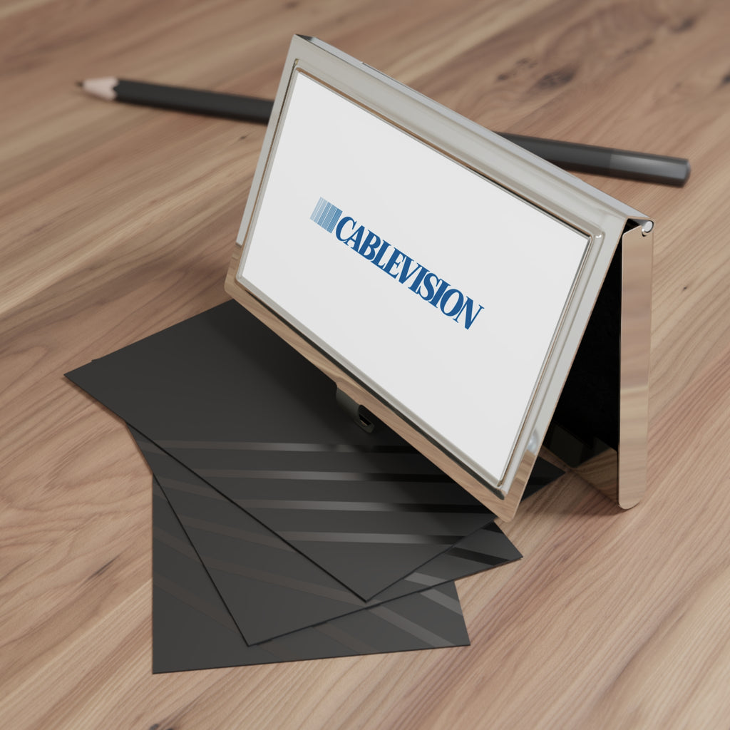Cablevision Metal Business Card Holder