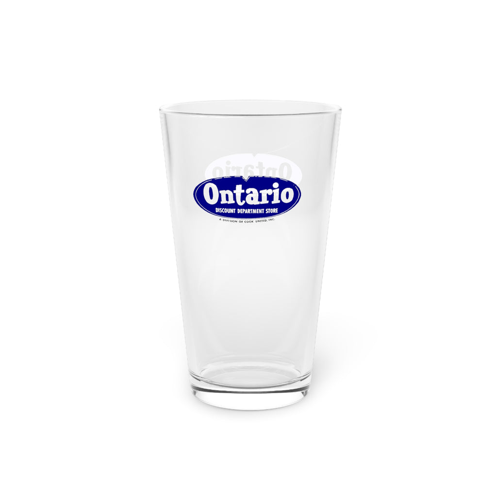 Ontario Discount Department Store 16oz Pint Glass