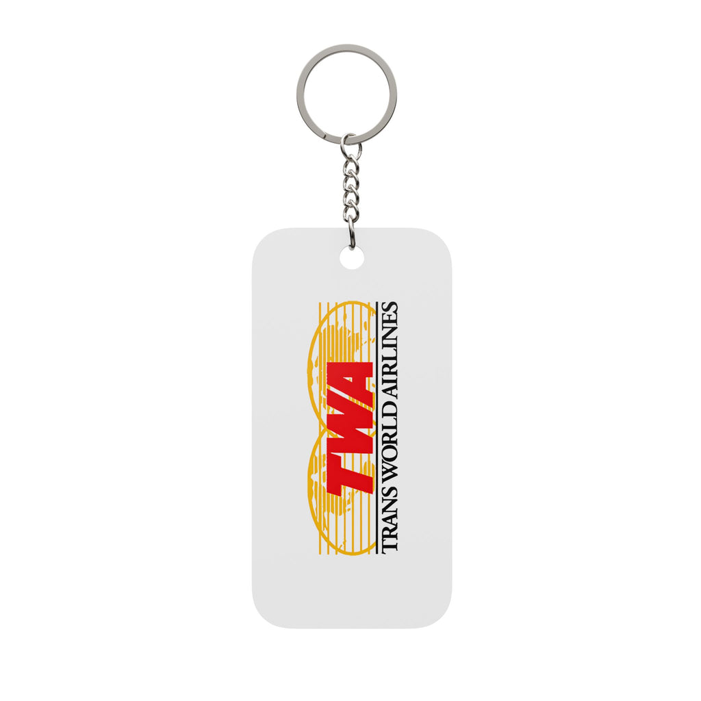 Trans World Airlines (TWA) Double-Sided Keychain Charm