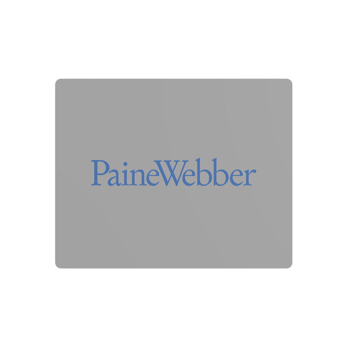 PaineWebber Metal Sign