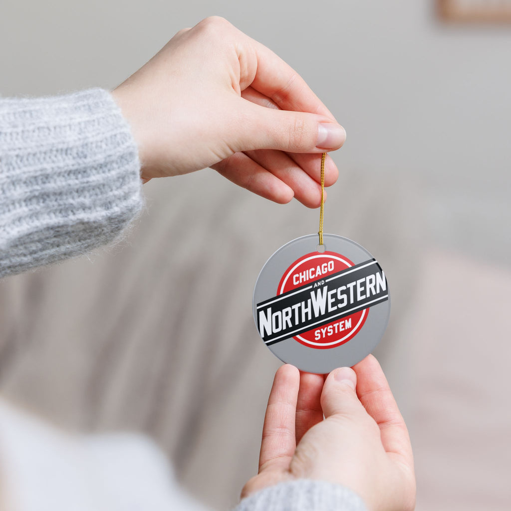 Chicago and North Western Railway Ceramic Ornament