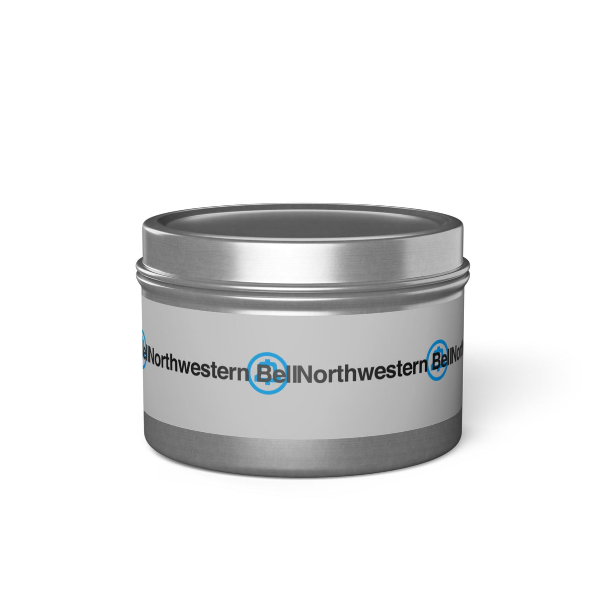 Northwestern Bell Tin Candle