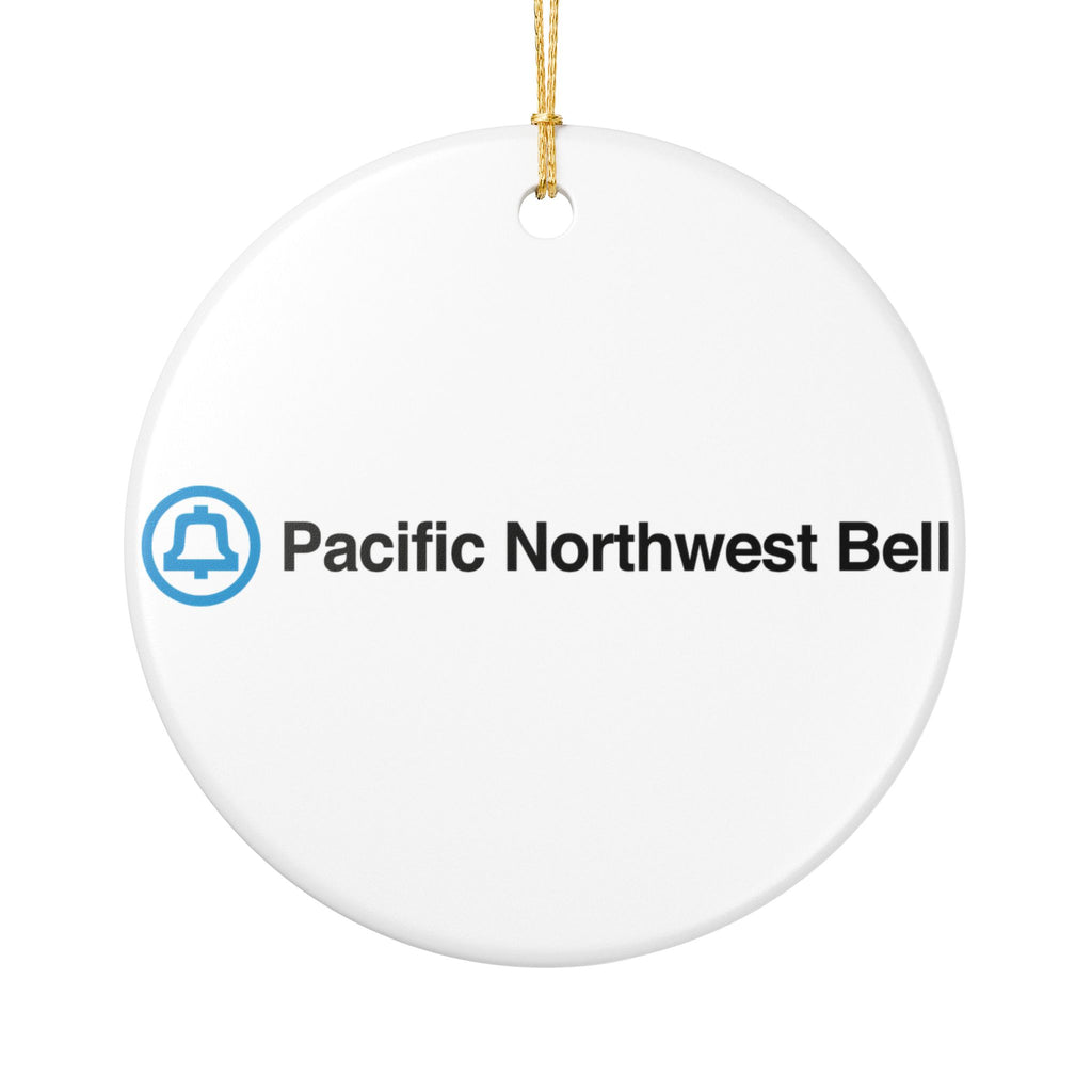 Pacific Northwest Bell Ceramic Ornament
