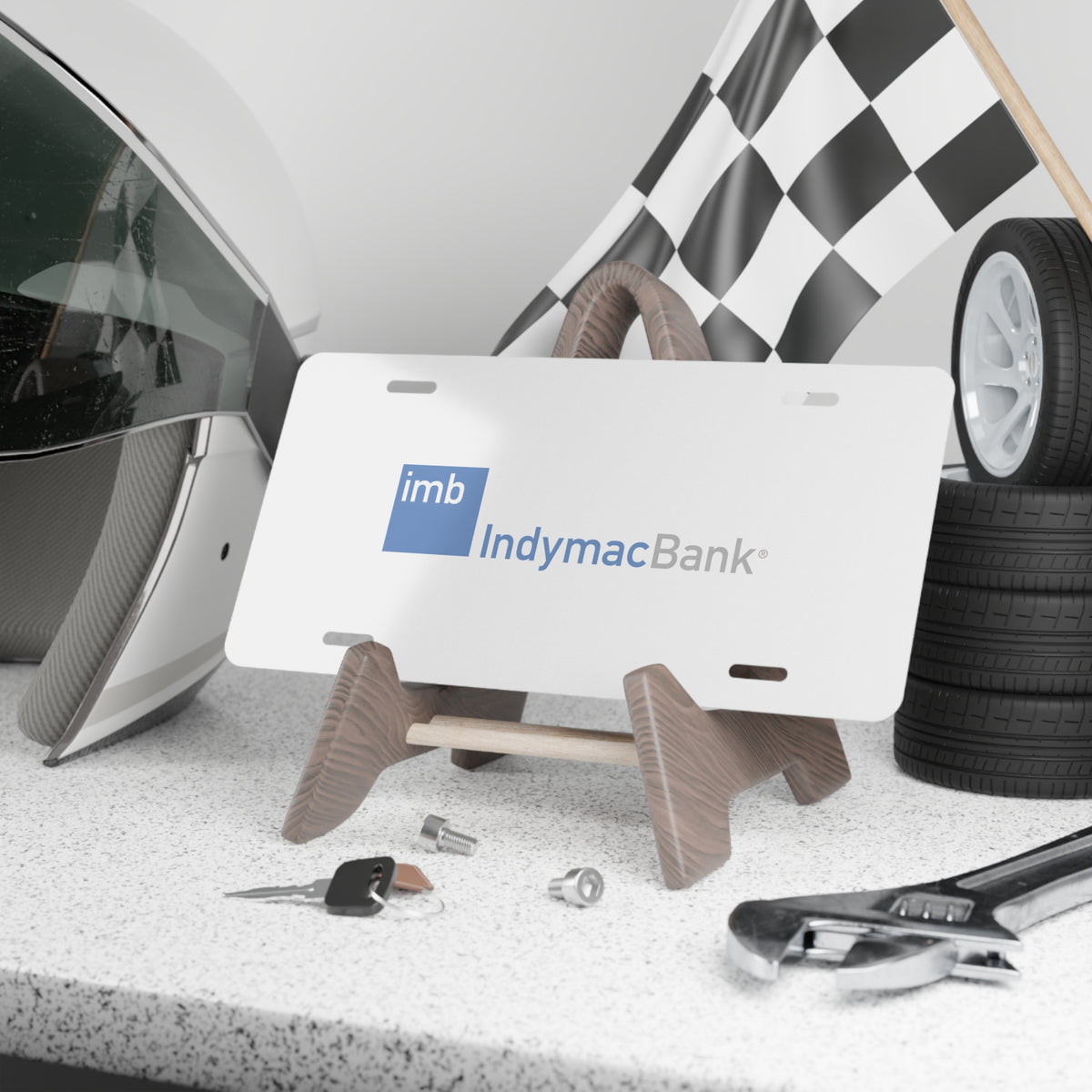 IndyMac Bank Vanity License Plate