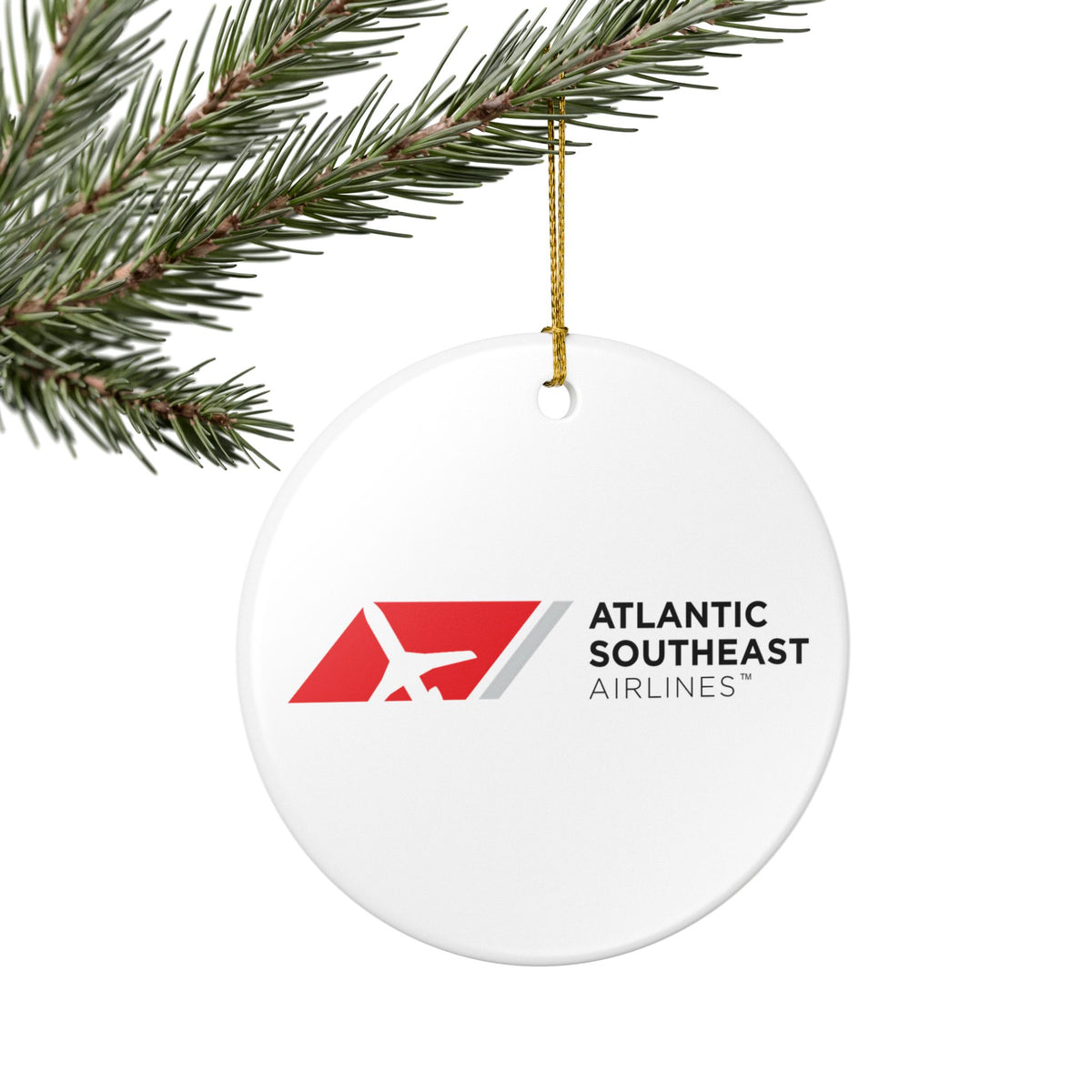 Atlantic Southeast Airlines Ceramic Ornament