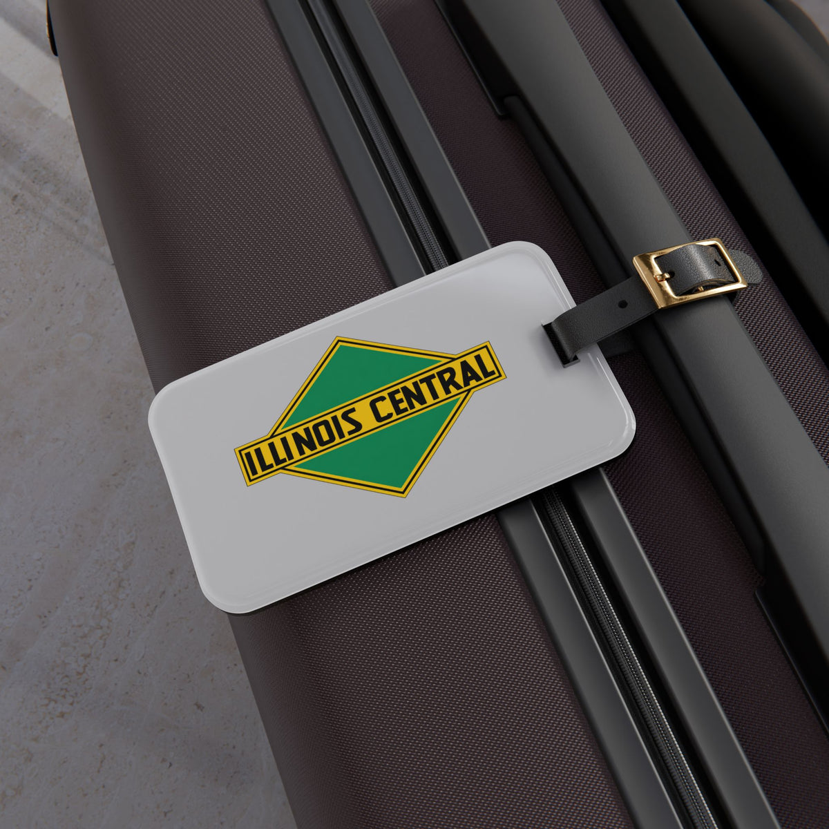Illinois Central Railroad Luggage Tag