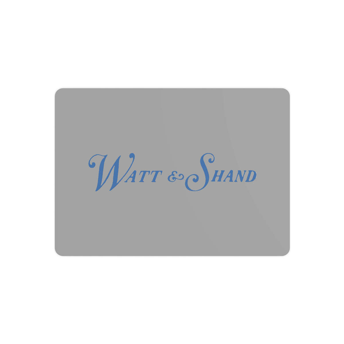 Watt & Shand Metal Sign