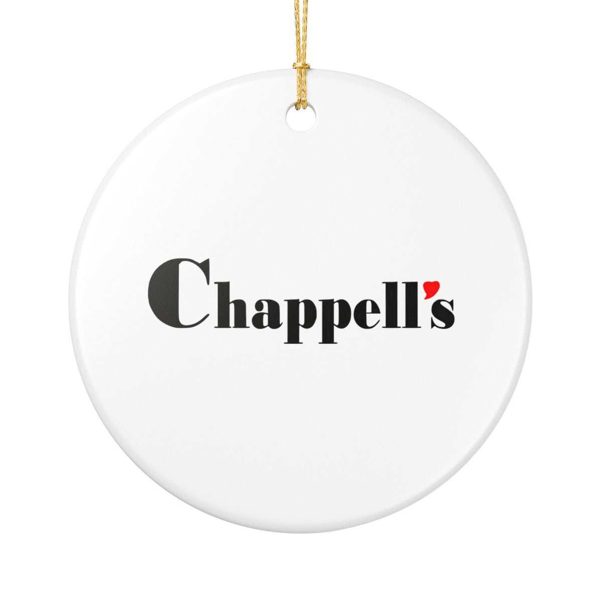 Chappell's Ceramic Ornament