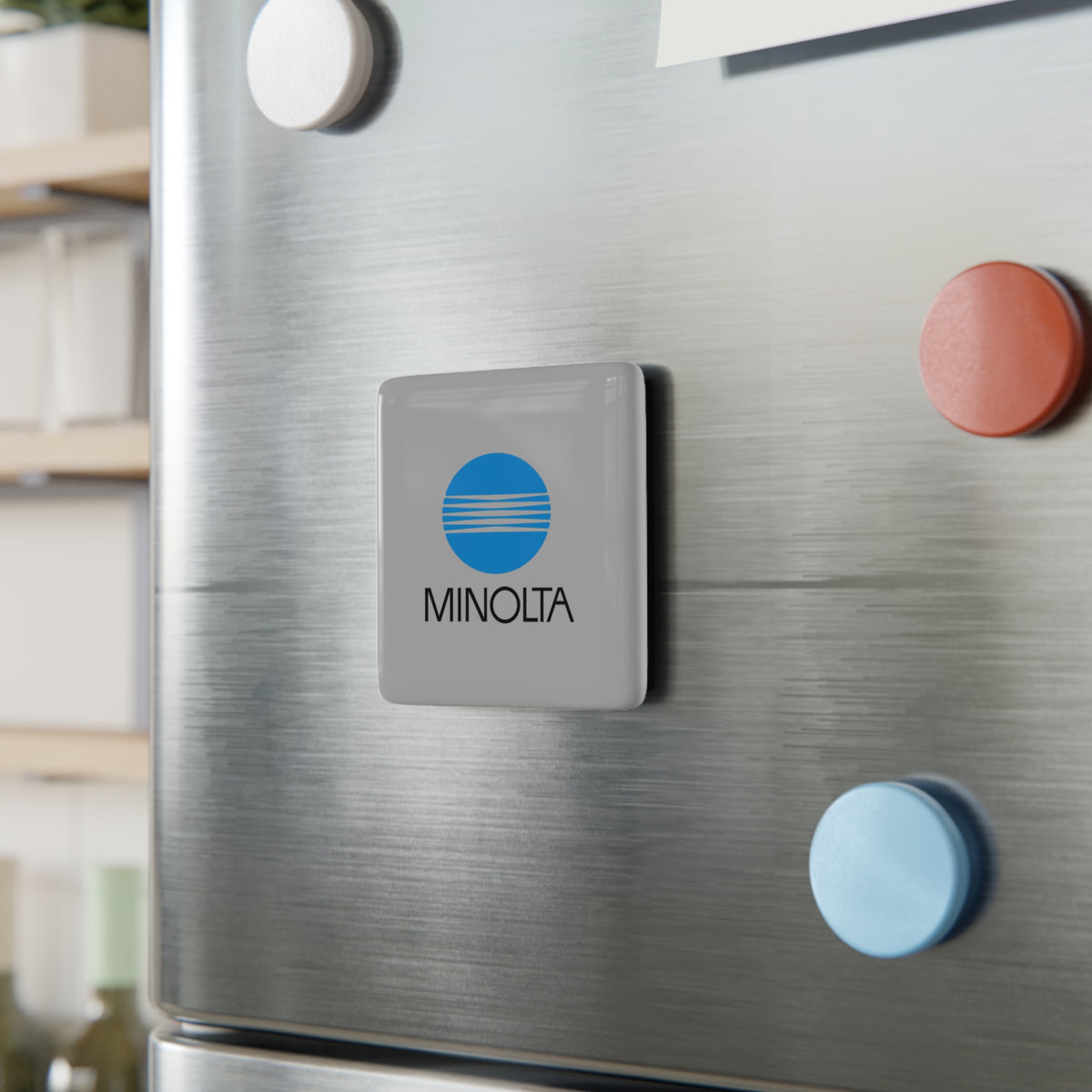 Minolta Square Porcelain Fridge Magnet