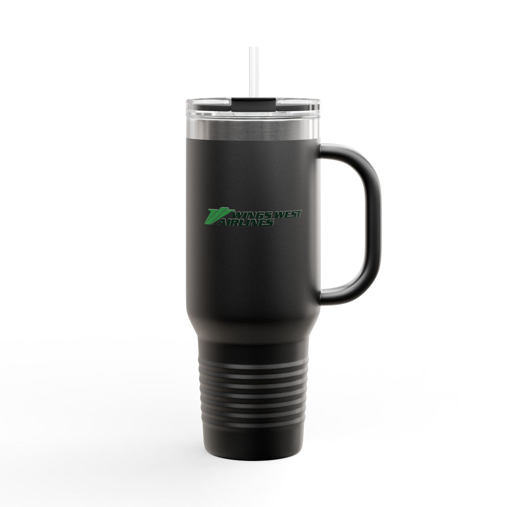 Wings West Airlines 40oz Insulated Travel Mug Stainless Tumbler