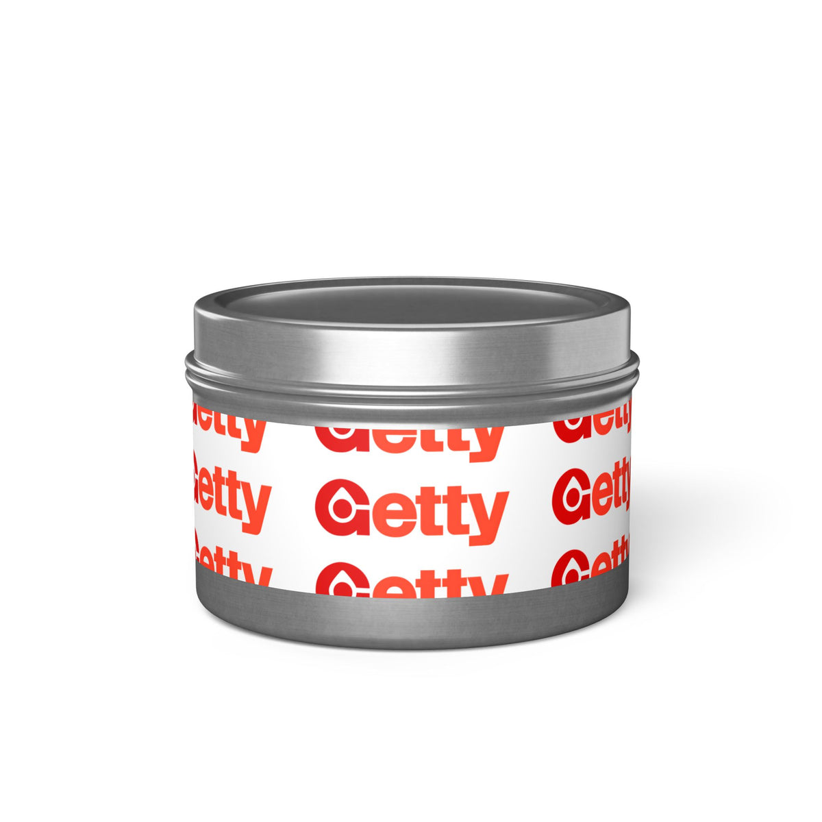 Getty Oil Tin Candle