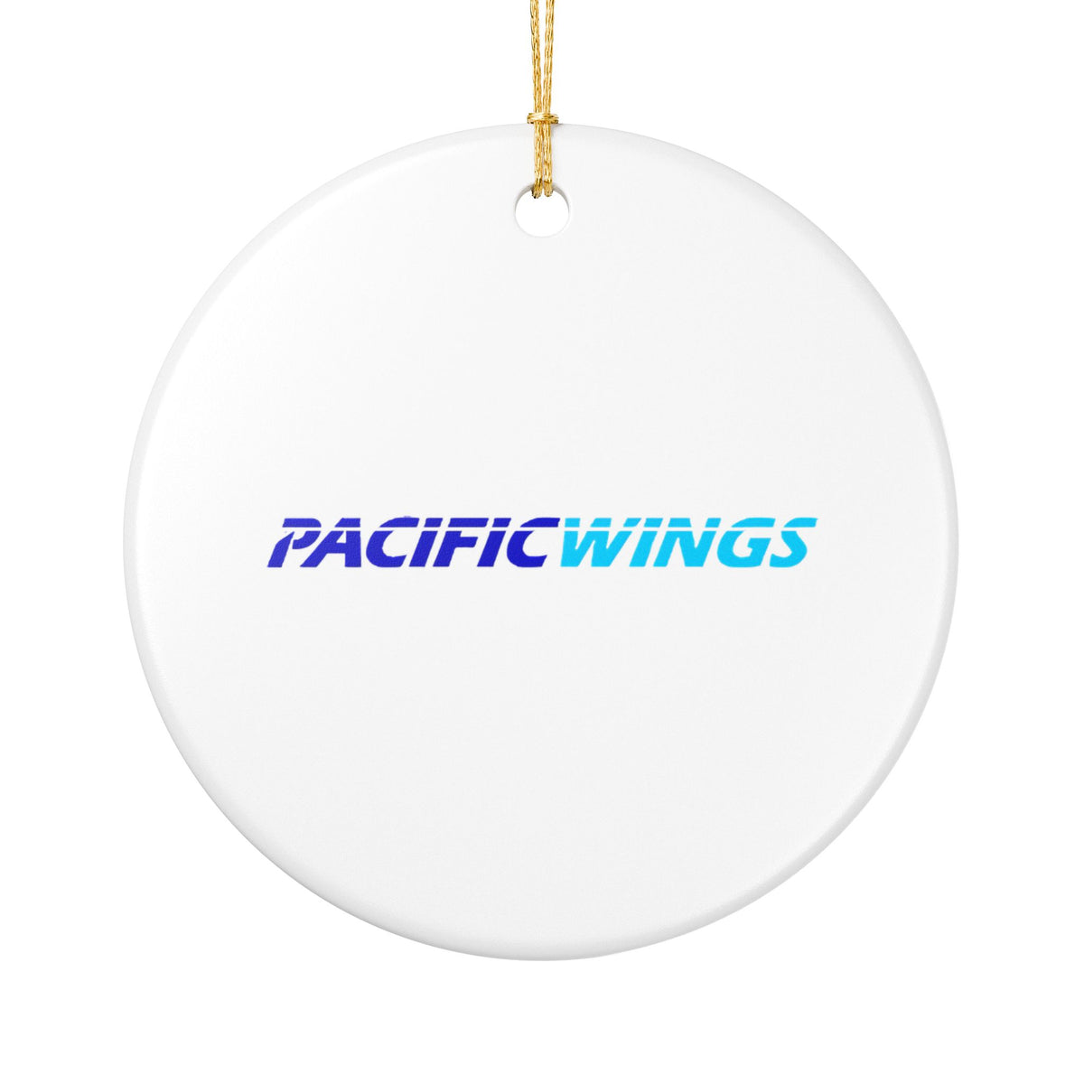 Pacific Wings Ceramic Ornament