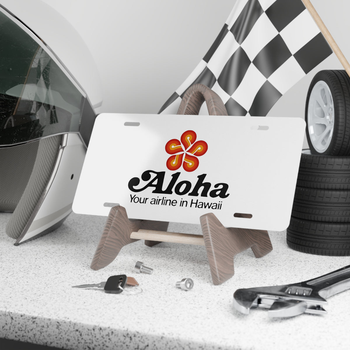 Aloha Airlines Vanity License Plate