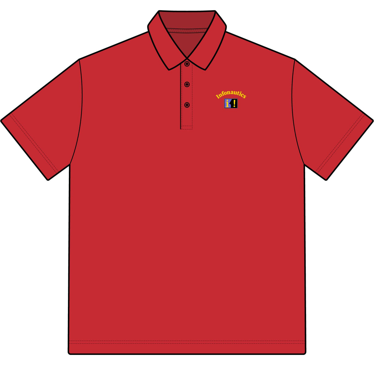 Infonautics Cotton Polo Shirt