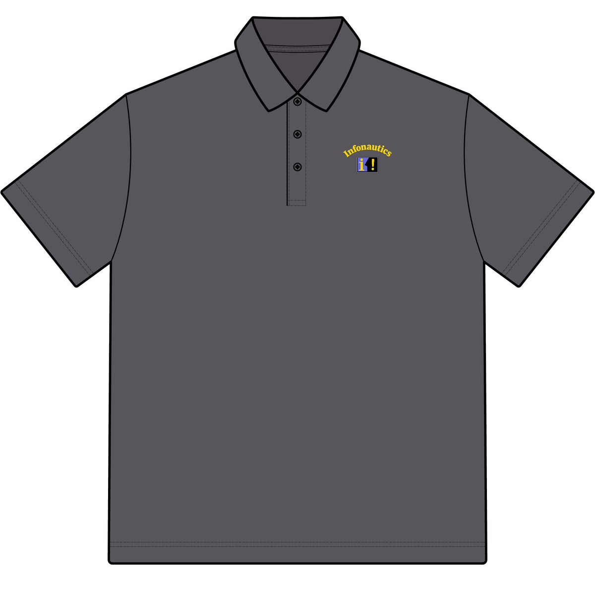 Infonautics Cotton Polo Shirt
