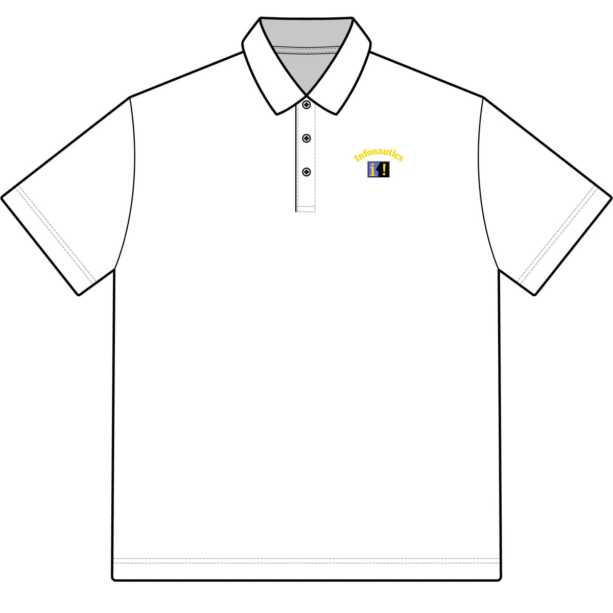 Infonautics Cotton Polo Shirt