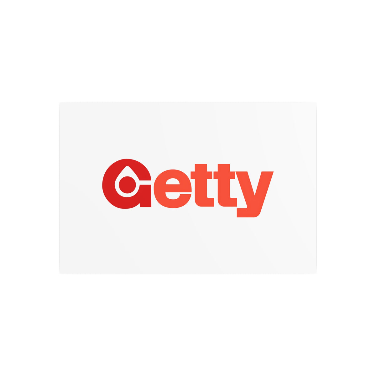Getty Oil Metal Sign