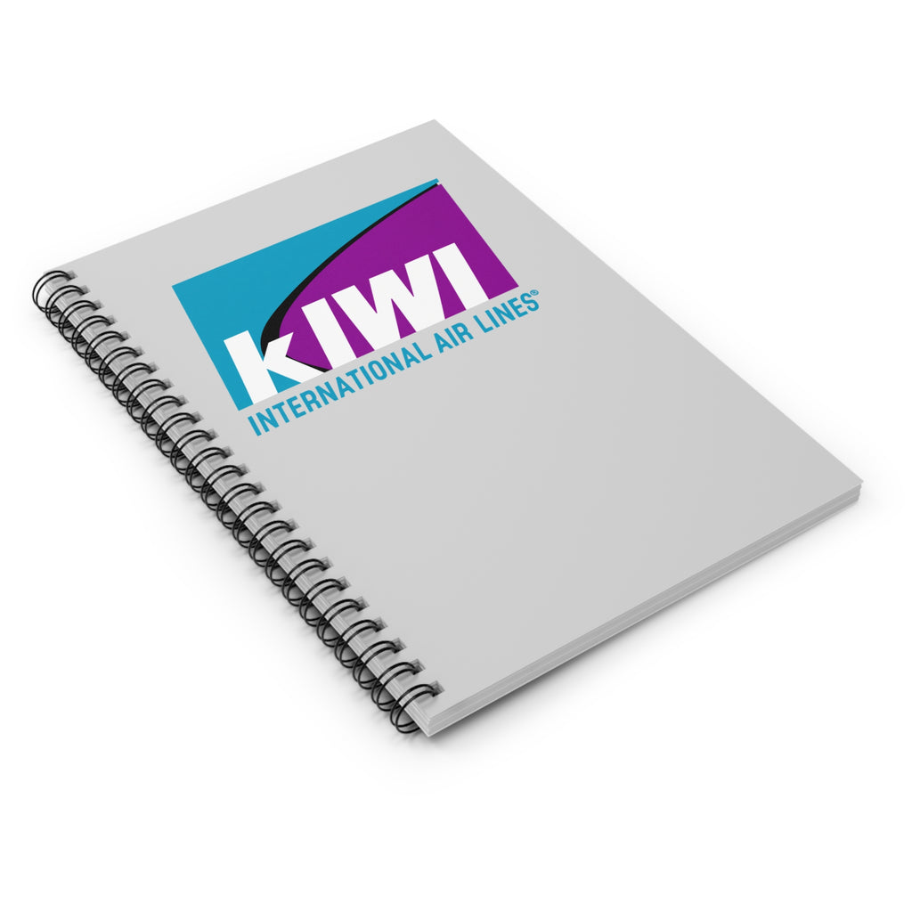 Kiwi International Air Lines Spiral Notebook