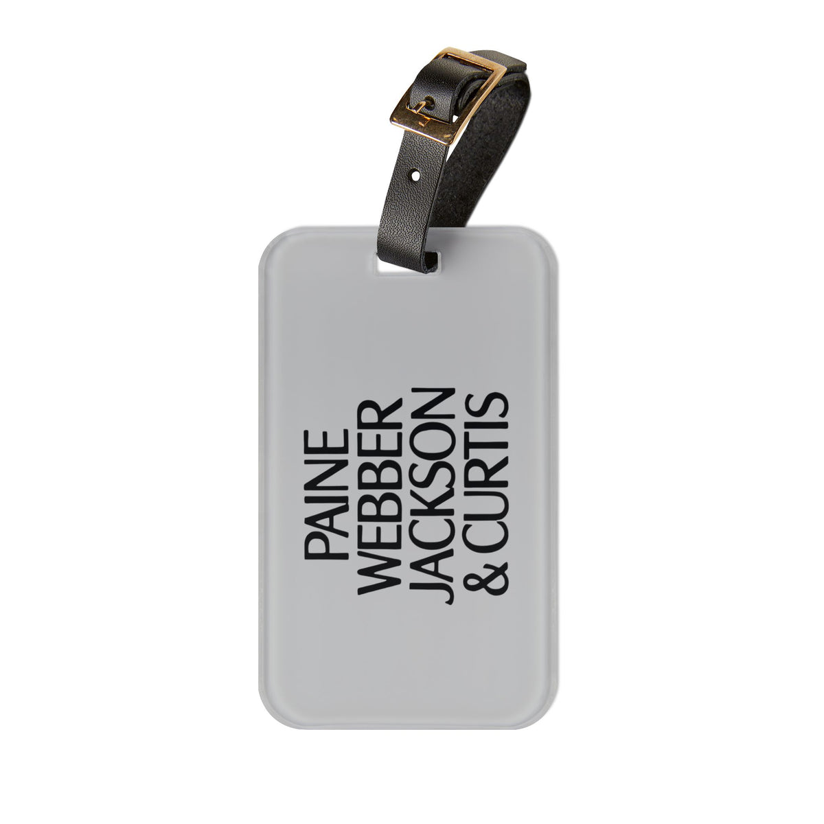 Paine Webber Jackson & Curtis Luggage Tag