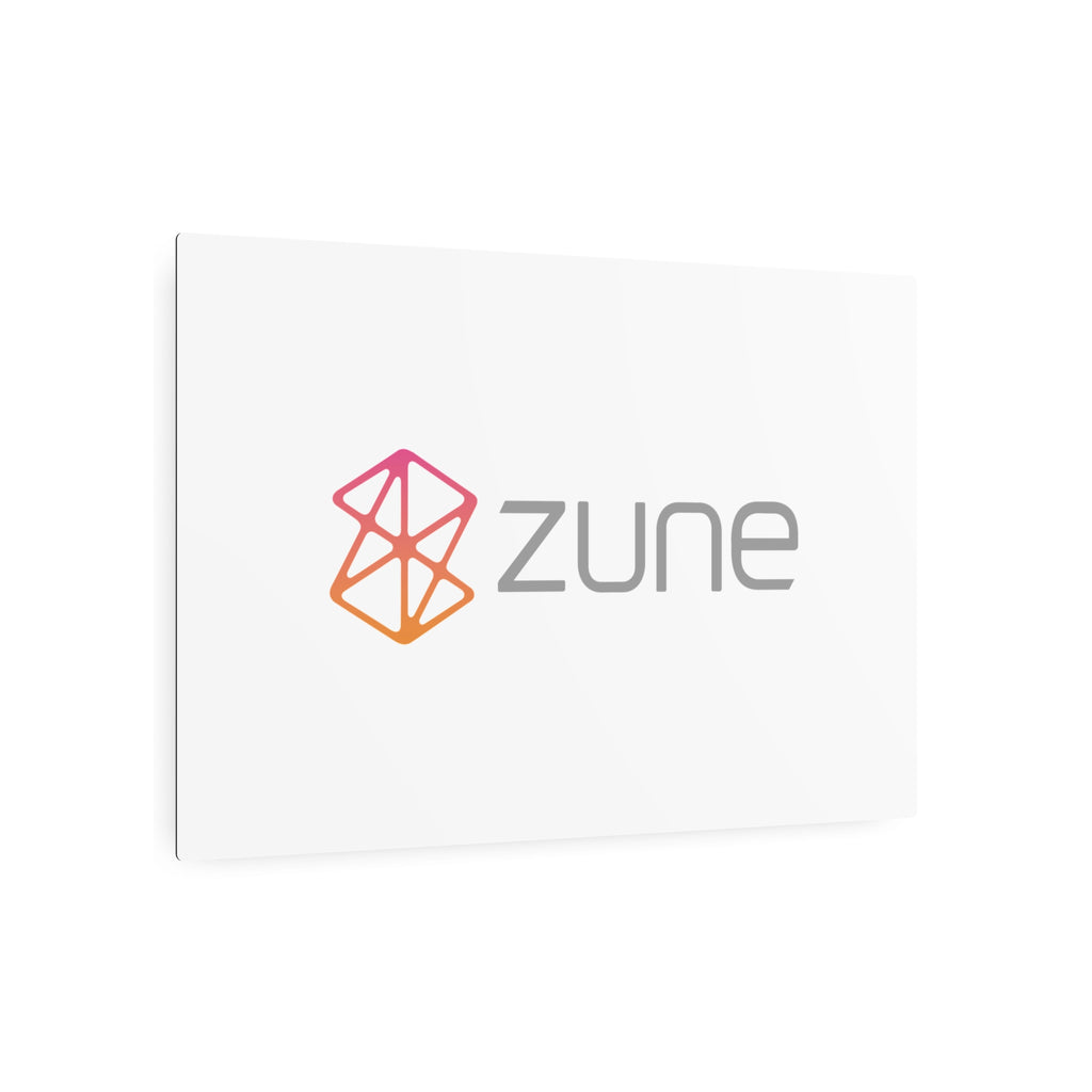 Zune Metal Sign