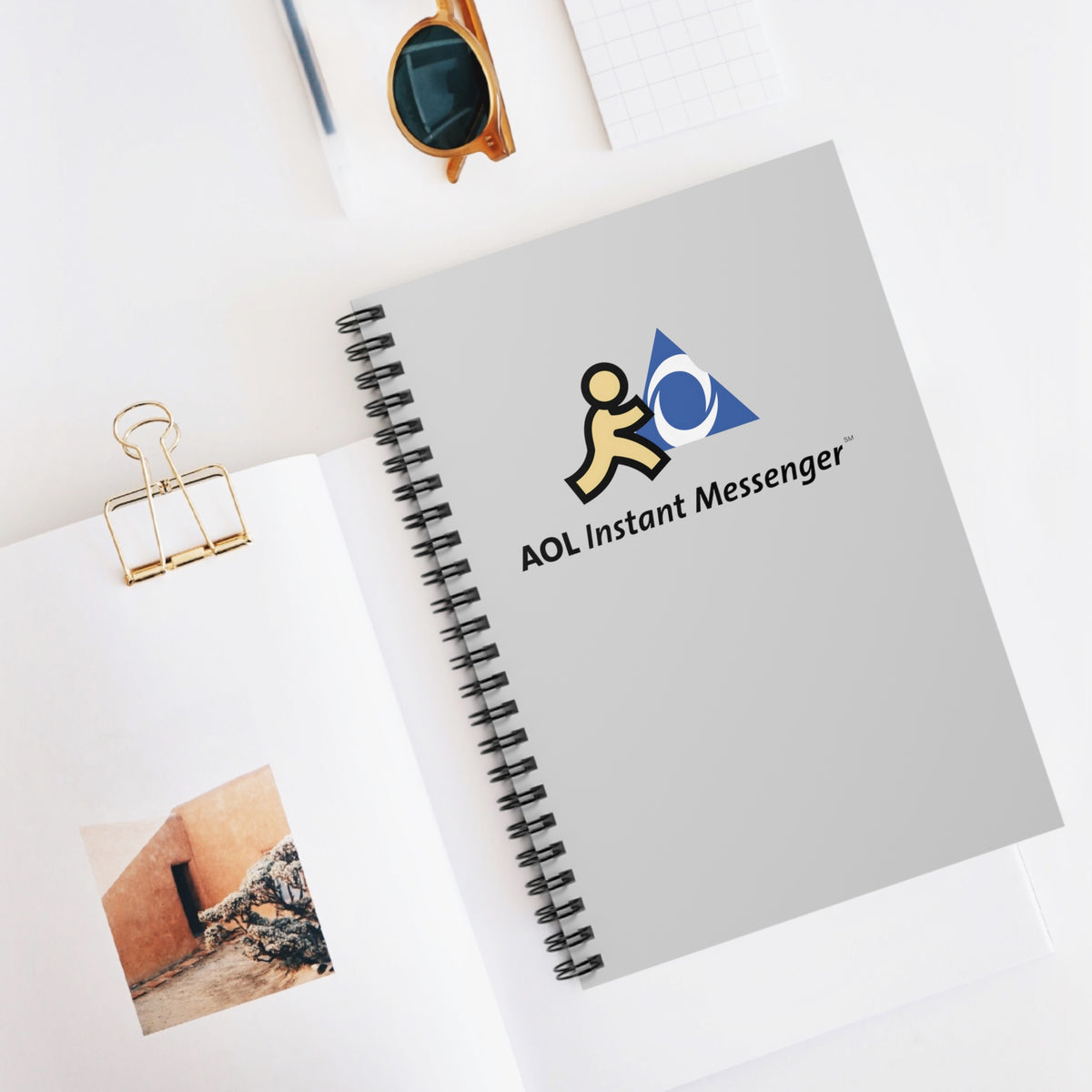 AOL Instant Messenger (AIM) Spiral Notebook