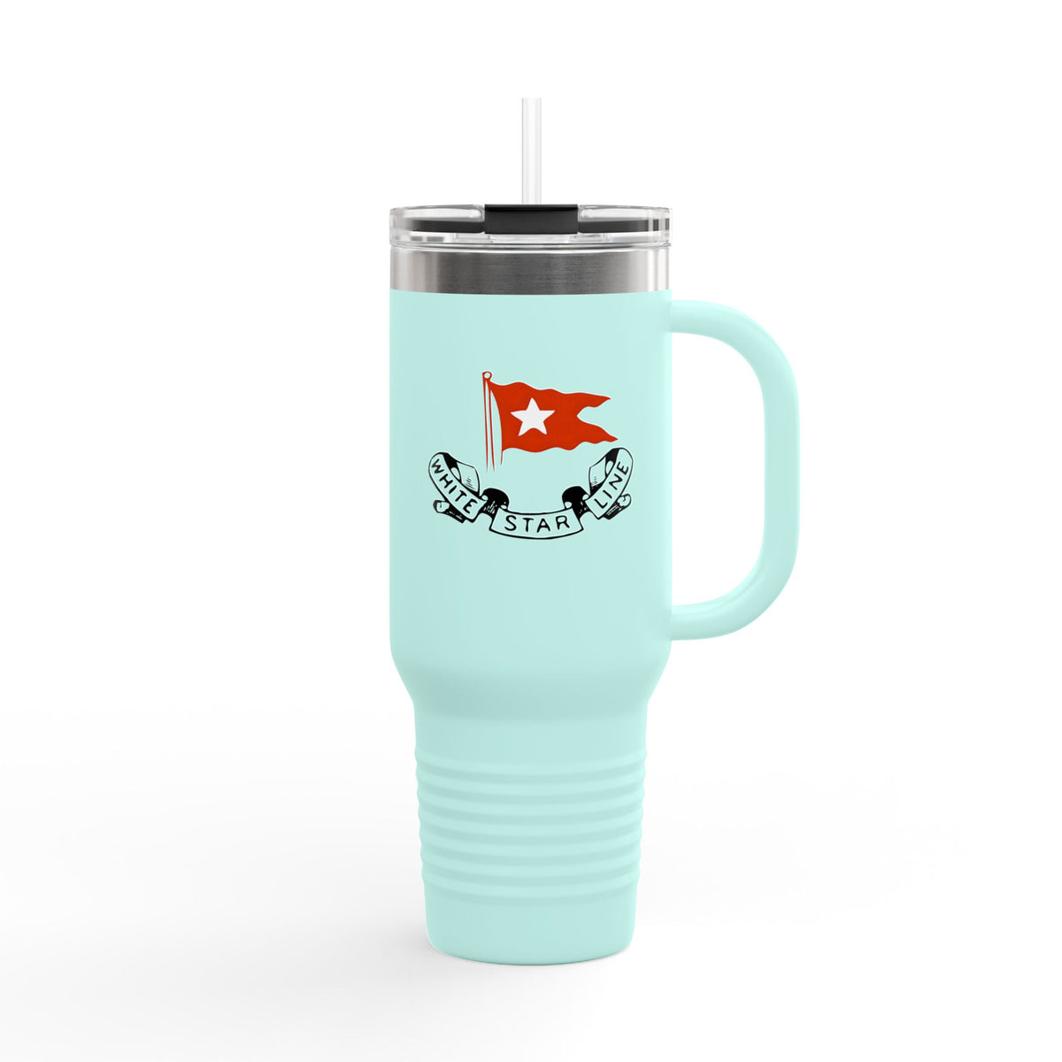 White Star Line 40oz Insulated Travel Mug Stainless Tumbler