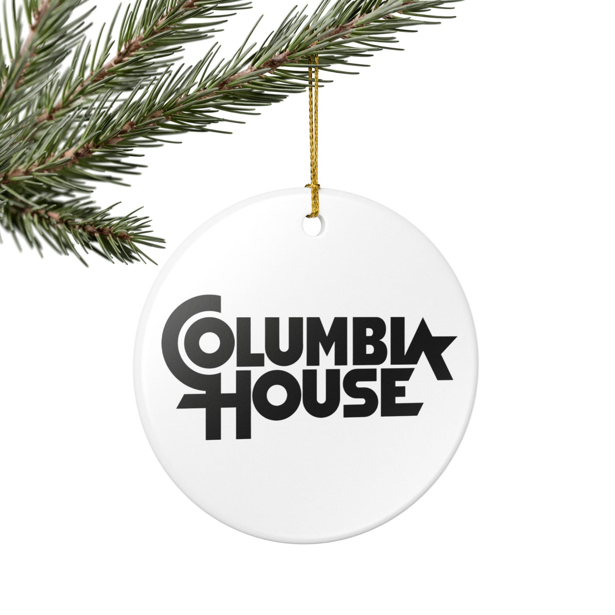 Columbia House Ceramic Ornament