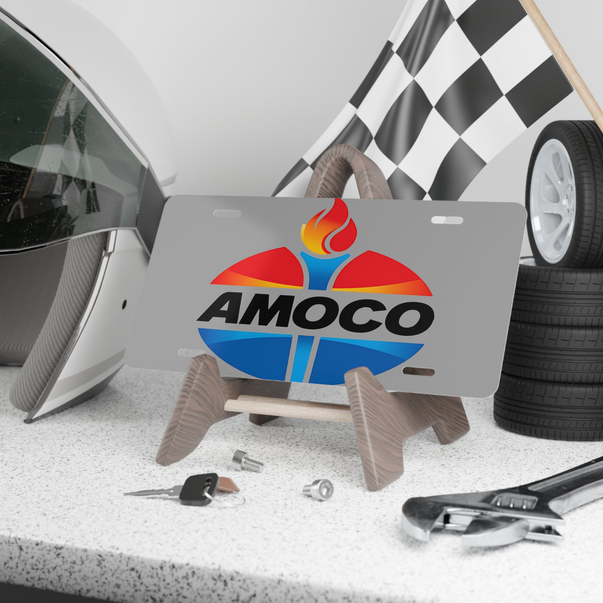 Amoco Vanity License Plate