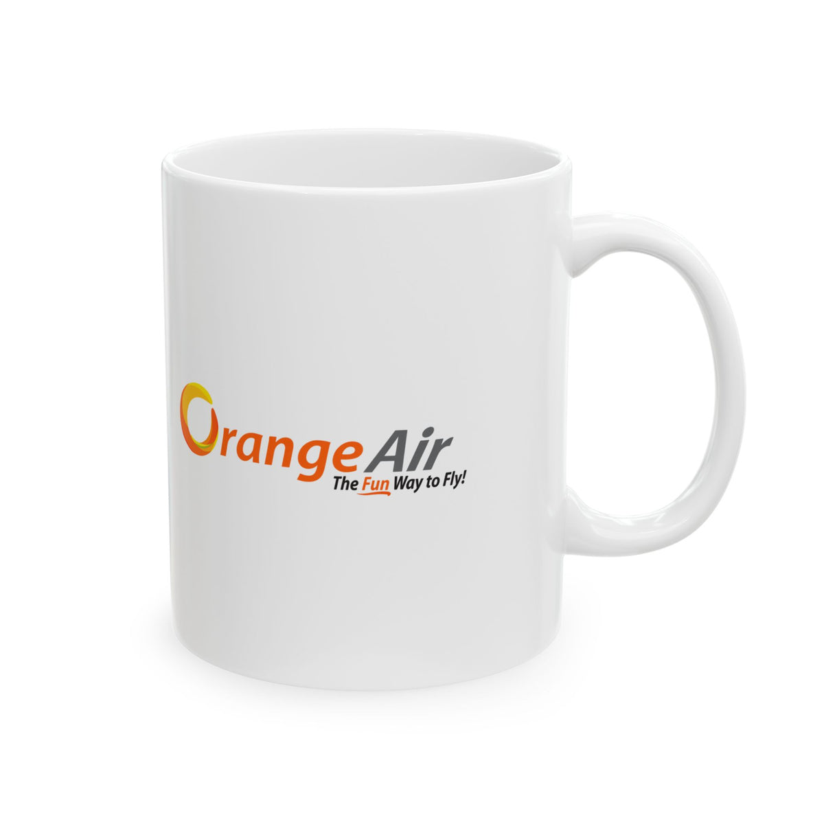 Orange Air Ceramic Coffee Mug