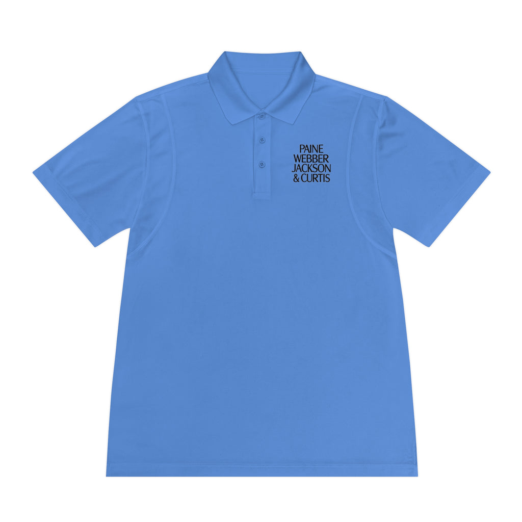 Paine Webber Jackson & Curtis Men's Sport Polo Shirt