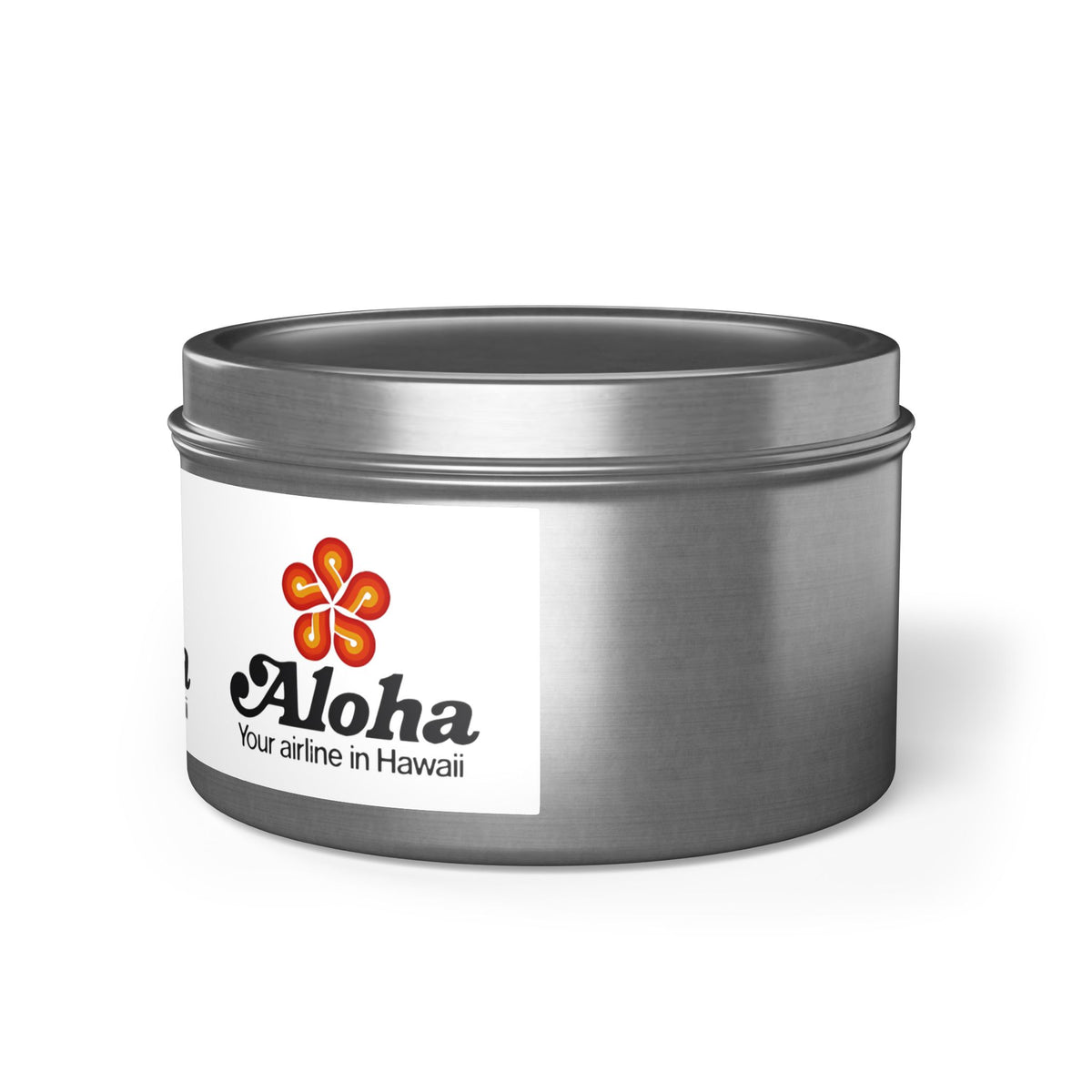 Aloha Airlines Tin Candle