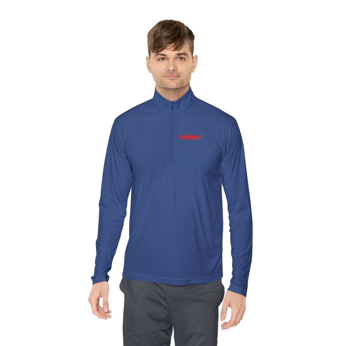 FedMart Unisex Quarter Zip Pullover