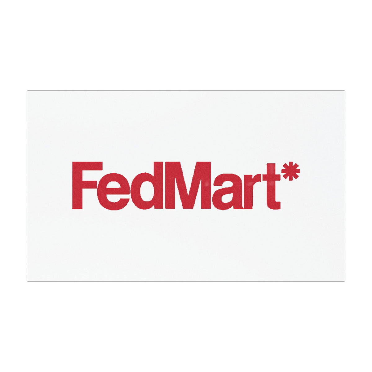 FedMart Car Magnet