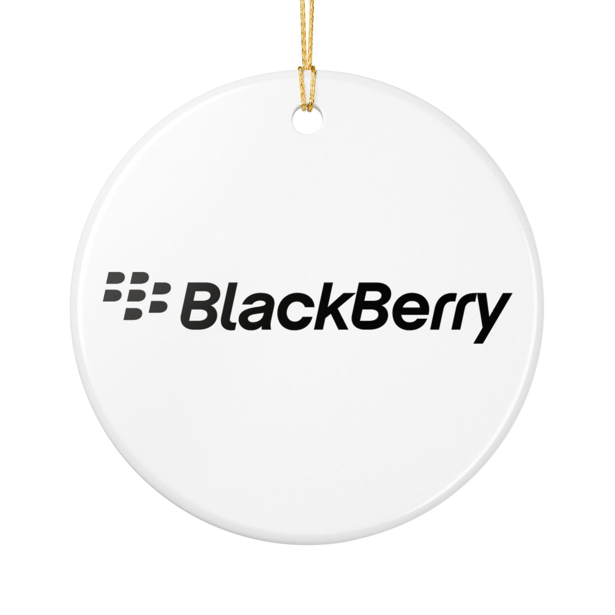 BlackBerry Ceramic Ornament