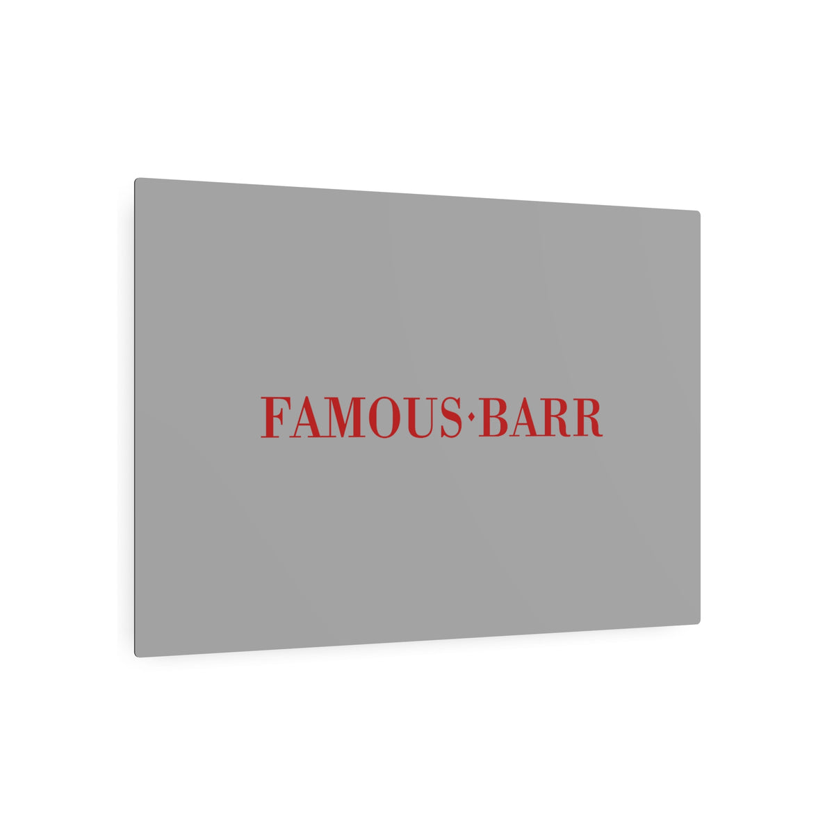 Famous-Barr Metal Sign