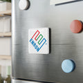 Enron Square Porcelain Fridge Magnet