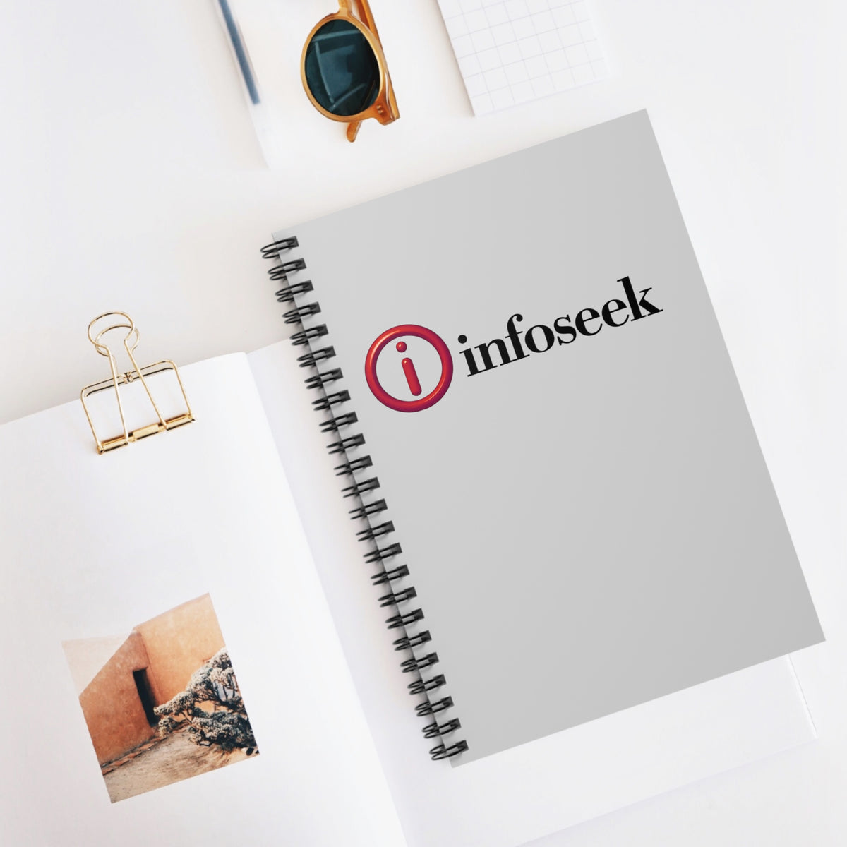 Infoseek Spiral Notebook