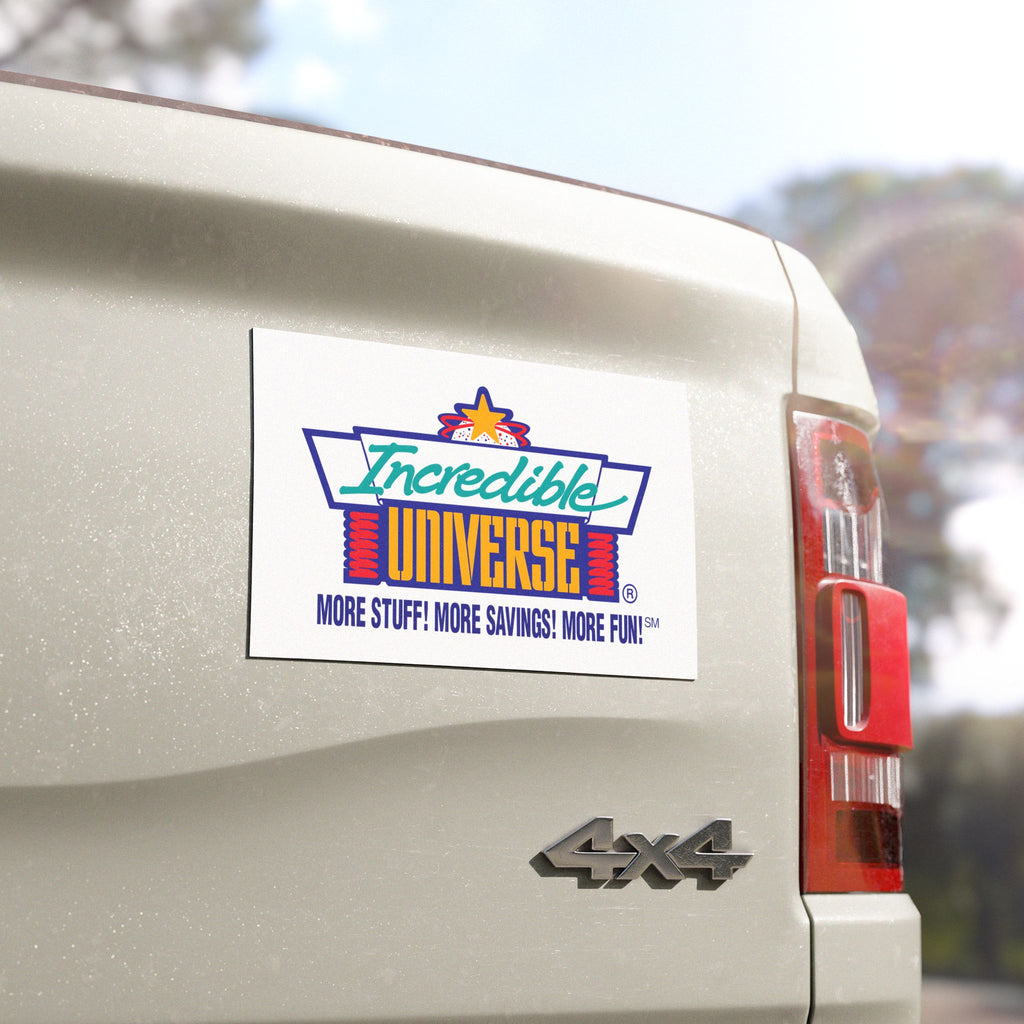 Incredible Universe Car Magnet