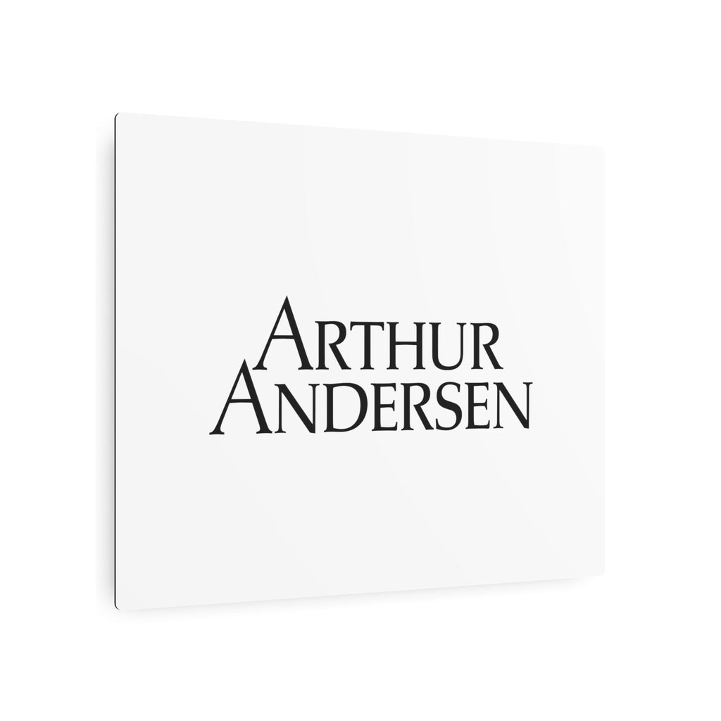 Arthur Andersen Metal Sign