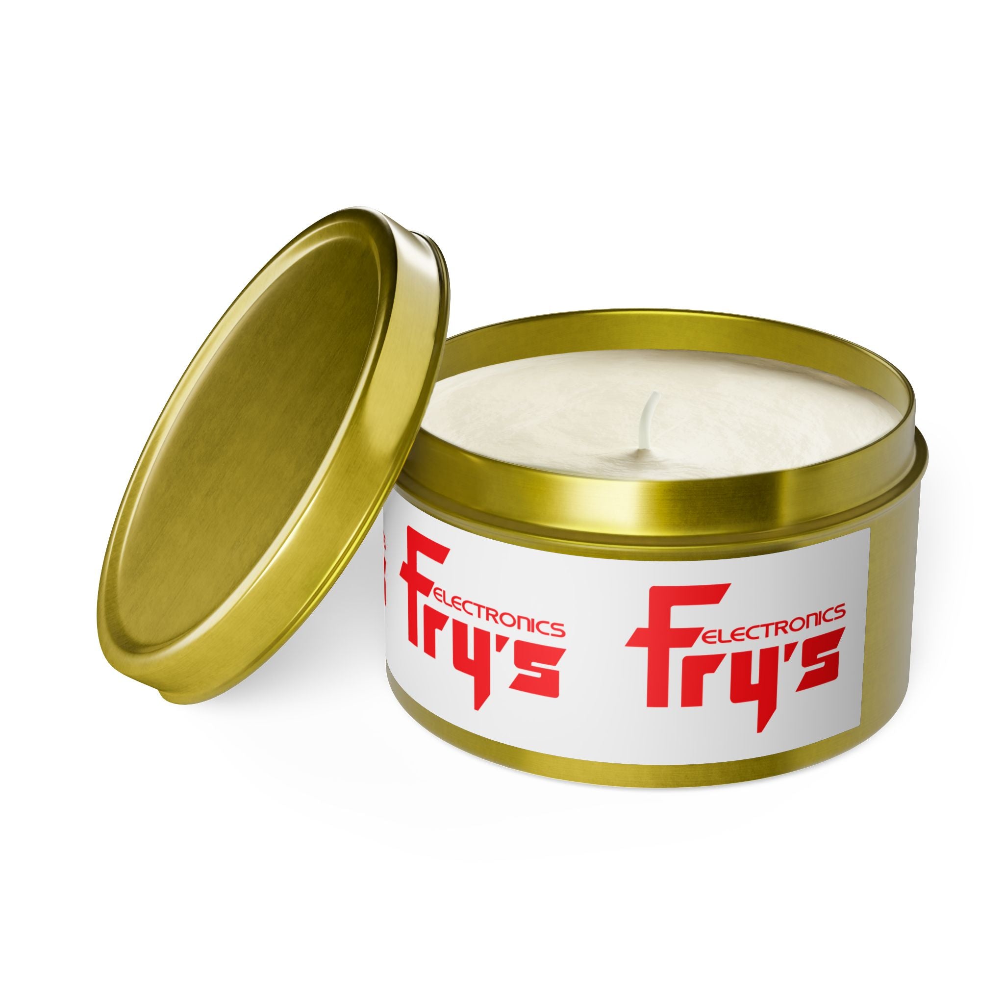 Fry's Electronics, Inc. Tin Candle