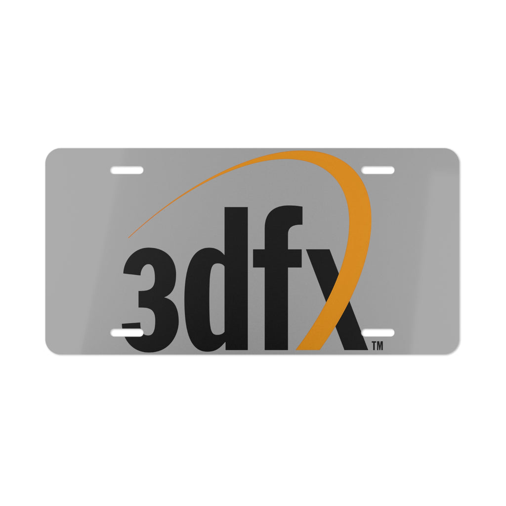 3dfx Interactive Vanity License Plate