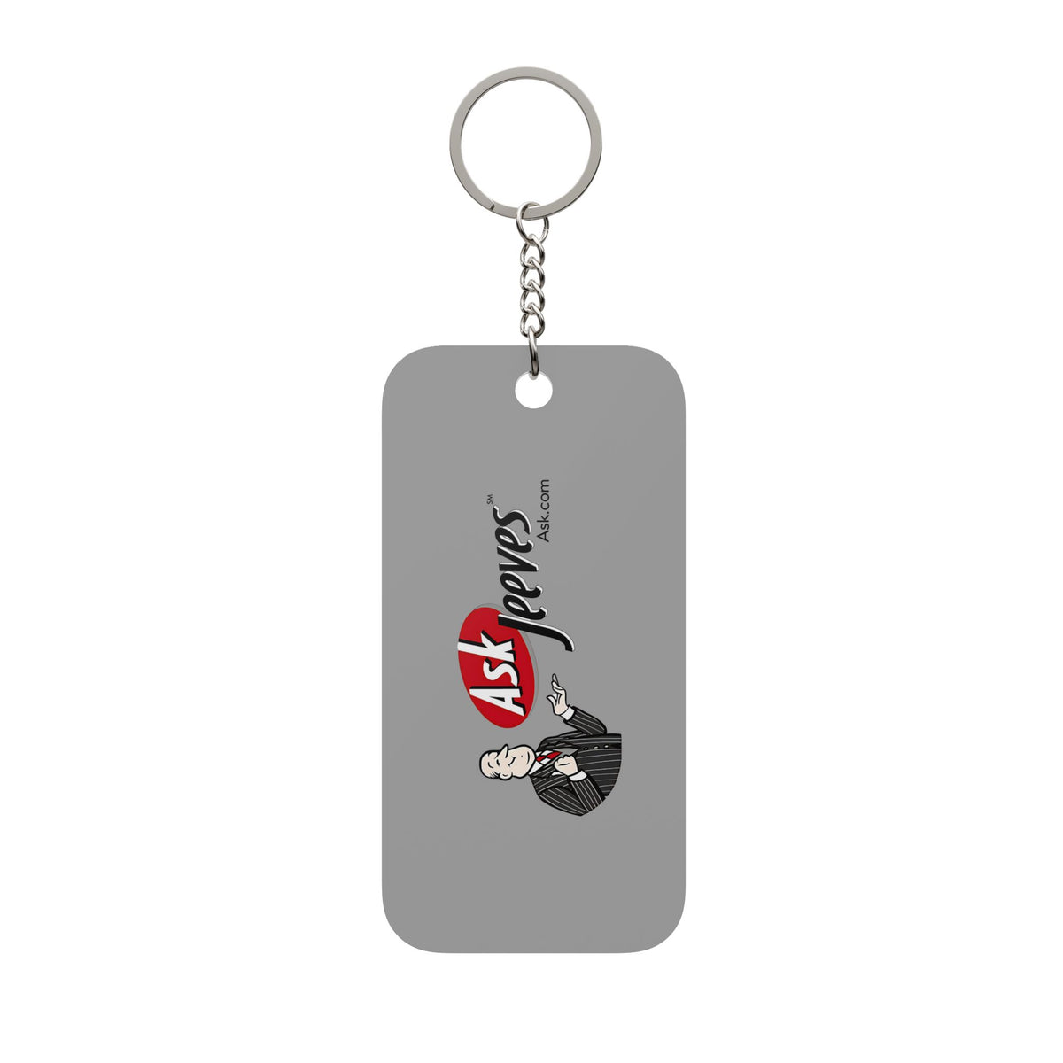 Ask Jeeves Double-Sided Keychain Charm